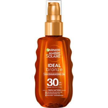 Ambre Solaire Ideal Bronze SPF30 - Ochranný olej podporujúci opálenie